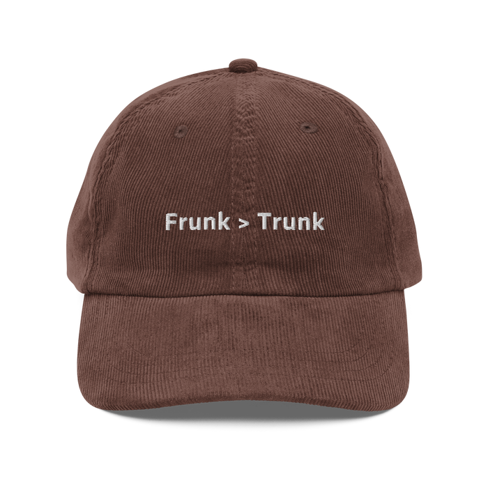 Frunk > Trunk Vintage Corduroy Cap
