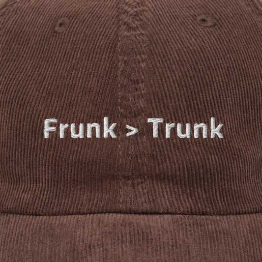 Frunk > Trunk Vintage Corduroy Cap