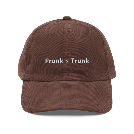 Frunk > Trunk Vintage Corduroy Cap